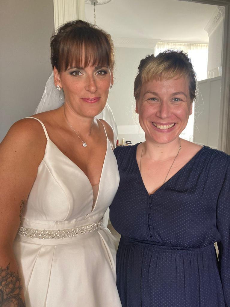 Braut mit Marie